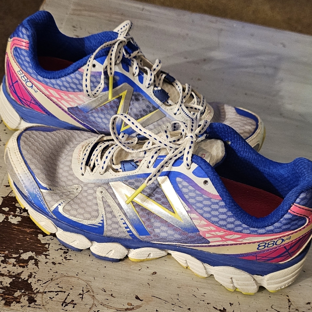 New Balance Blue and Pink Athletic Shoes